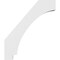 Ekena Millwork 3 1/2-in. W x 24-in. D x 28-in. H Imperial Architectural Grade PVC Knee Brace BRCP035X24X28IMP - alternate 5